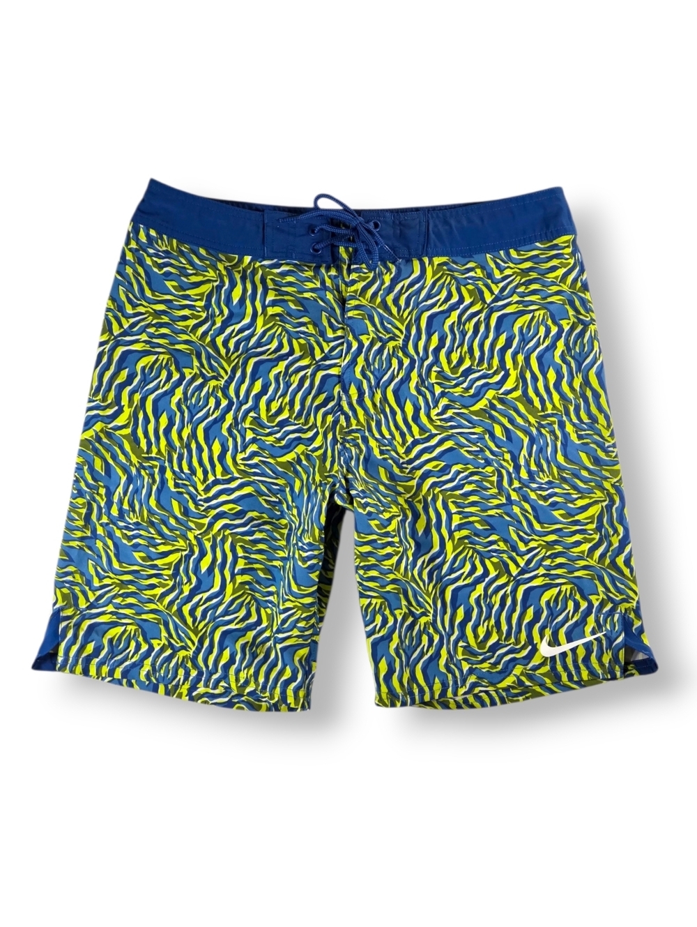 NIKE Swim Volley Board Shorts Swim Trunks Mens Size 32 Blue Green